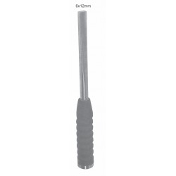 BONE IMPACTOR FIBRE HANDLE 6 X 12mm POINT 24CM