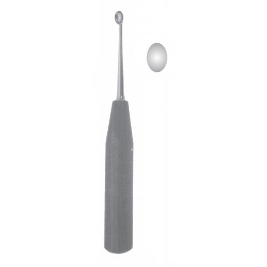 VOLKMAN BONE CURETTE FIBER HANDLE CUP 8.5mm 17CM