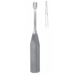 LEXER GOUGE WITH FIBER HANDLE 10mm 23CM