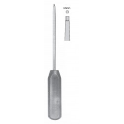 SCREW DRIVER WITH FIBER HANDLE, HEAD 3.5mm, 25CM