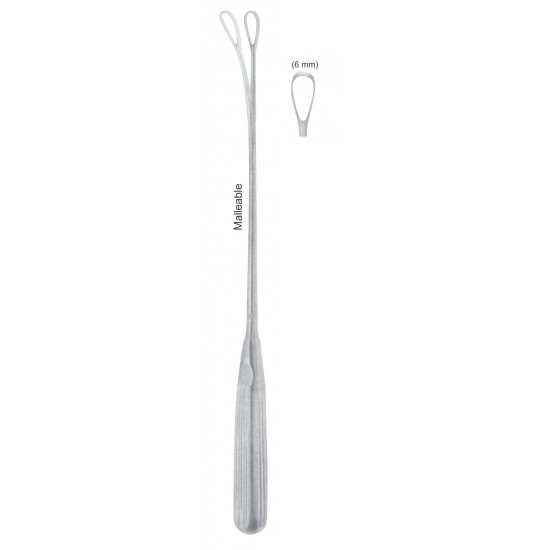 SIMS UETRINE CURETTE SHARP 6mm, 31CM