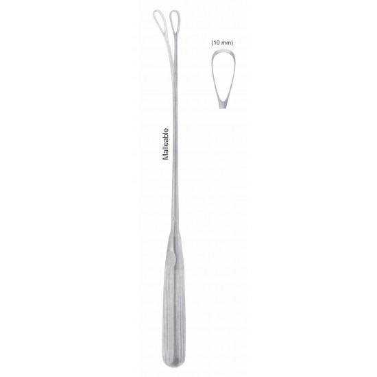 SIMS UETRINE CURETTE SHARP 10mm, 31CM