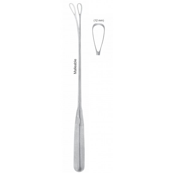 SIMS UETRINE CURETTE SHARP 12mm, 31CM