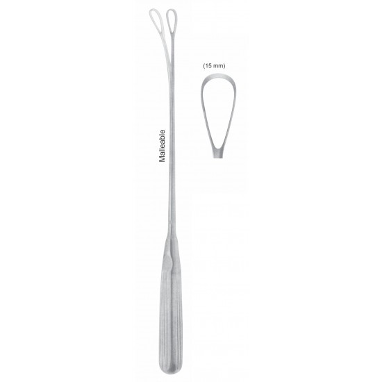 SIMS UETRINE CURETTE SHARP 15mm, 31CM